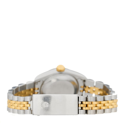 Rolex Stainless Steel 18K Yellow Gold Diamond 26mm Oyster Perpetual Datejust Watch Champagne 69173 3 of 4