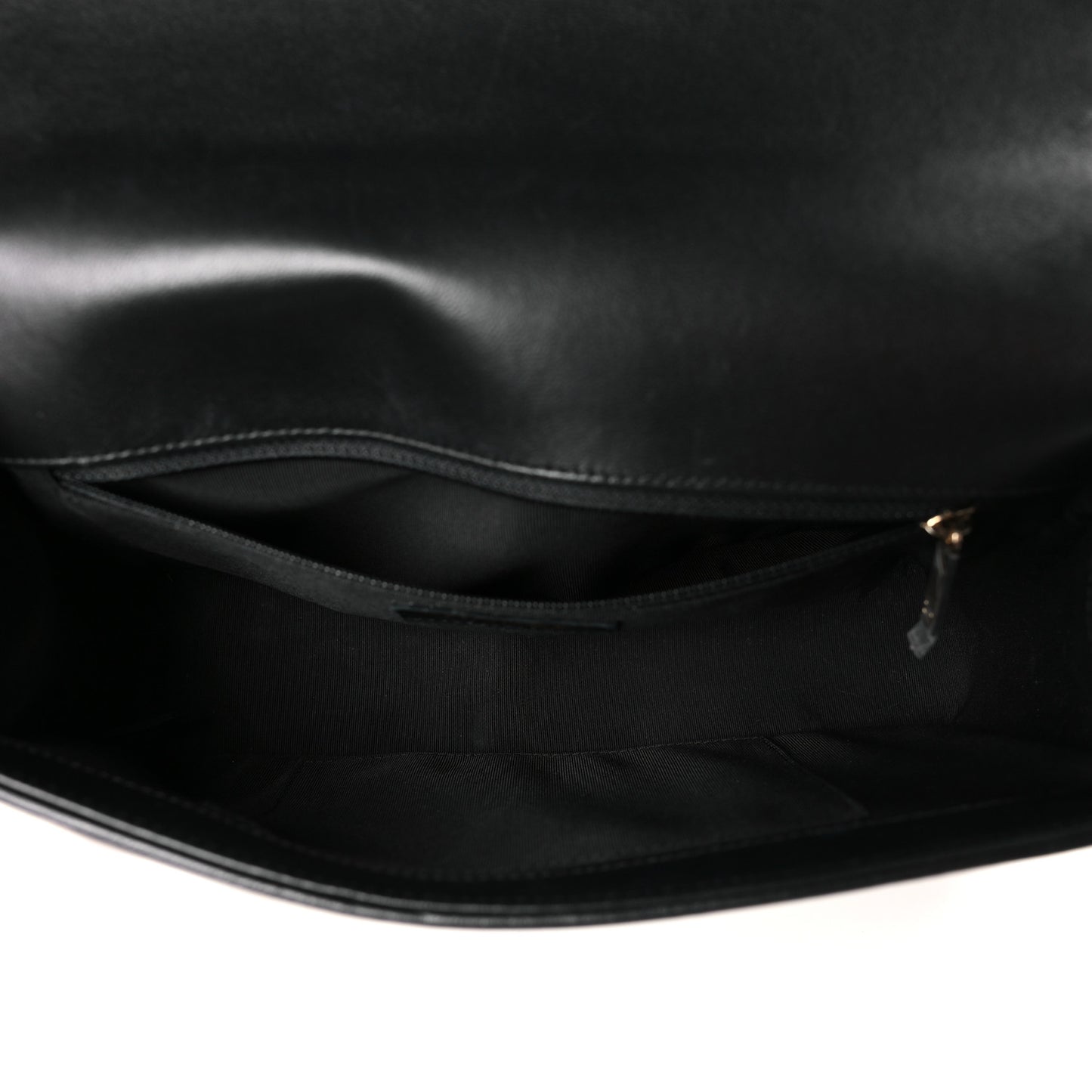 Calfskin Quilted New Medium Boy Flap Black