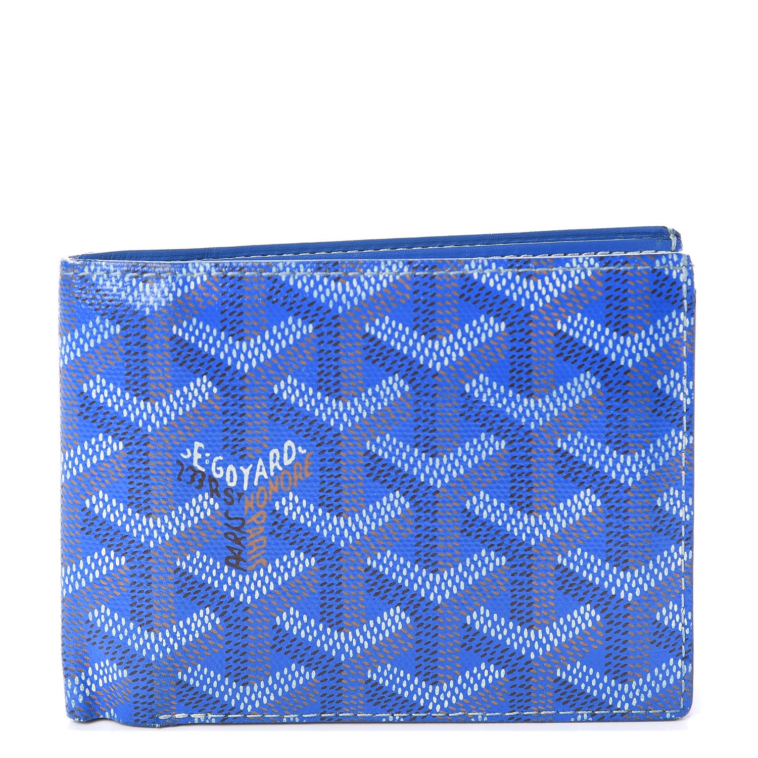 Goyard Goyardine Bi-Fold Victoire PM Wallet Sky Blue 1 of 5