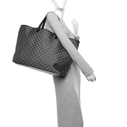 Gucci Metallic Monogram XL Shopper Black 3 of 21