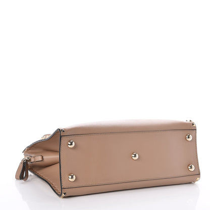 Valentino Garavani Vitello Rockstud Dome Shopper Alpaca 4 of 7
