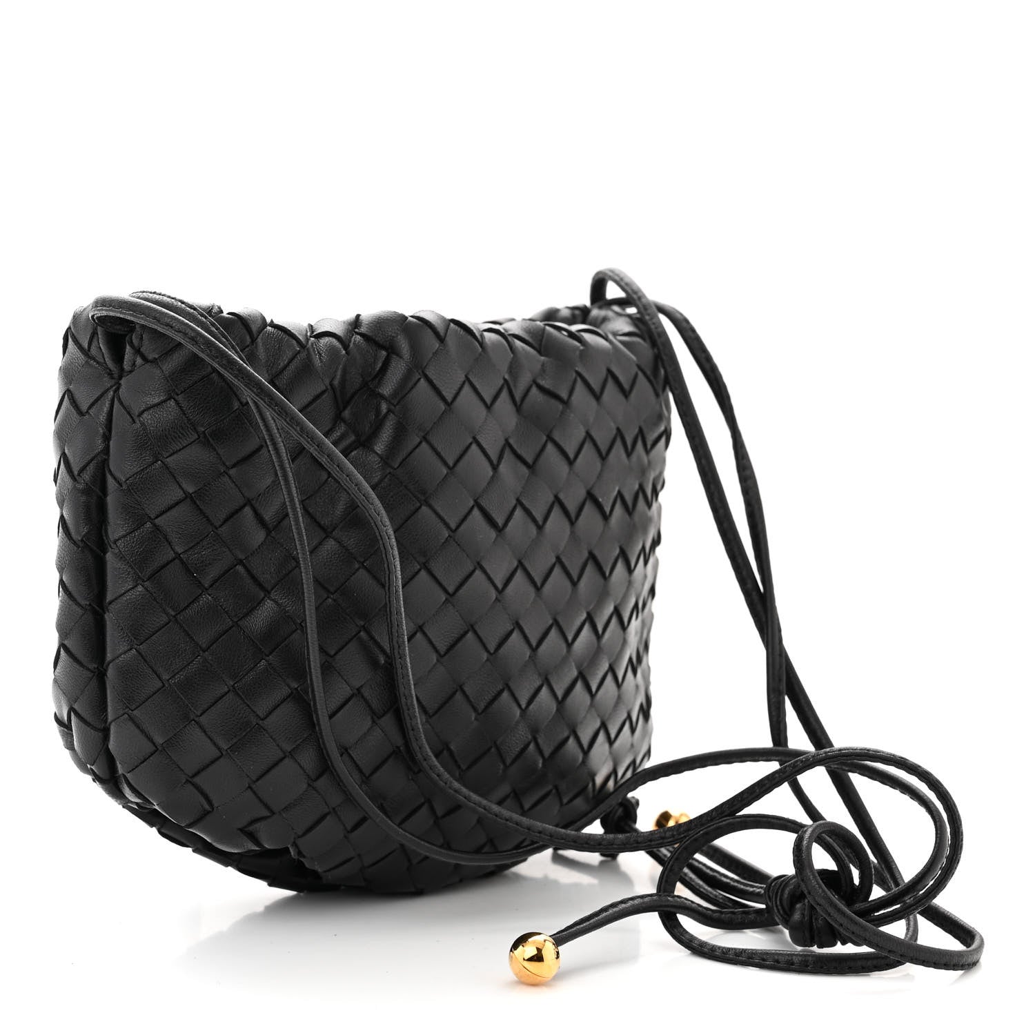 Bottega Veneta BOTTEGA VENETA Nappa Intrecciato Mini Bulb Black 3 of 10