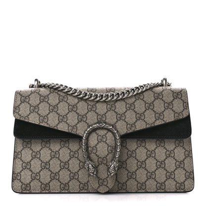 Gucci GG Supreme Monogram Small Dionysus Shoulder Bag Black 1 of 13