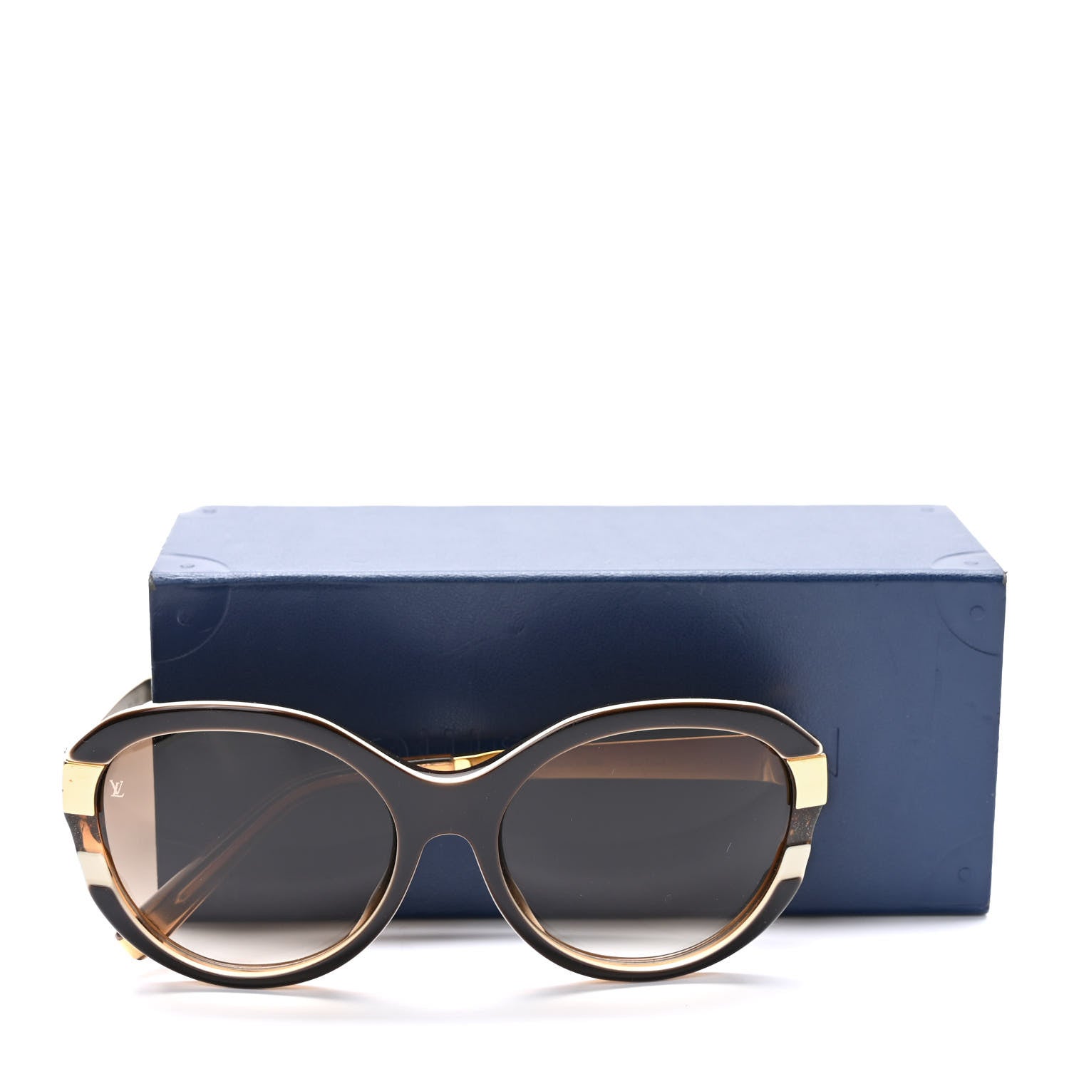 Louis Vuitton Petit Soupcon Cat Eye Sunglasses Z0487W Brown 7 of 7
