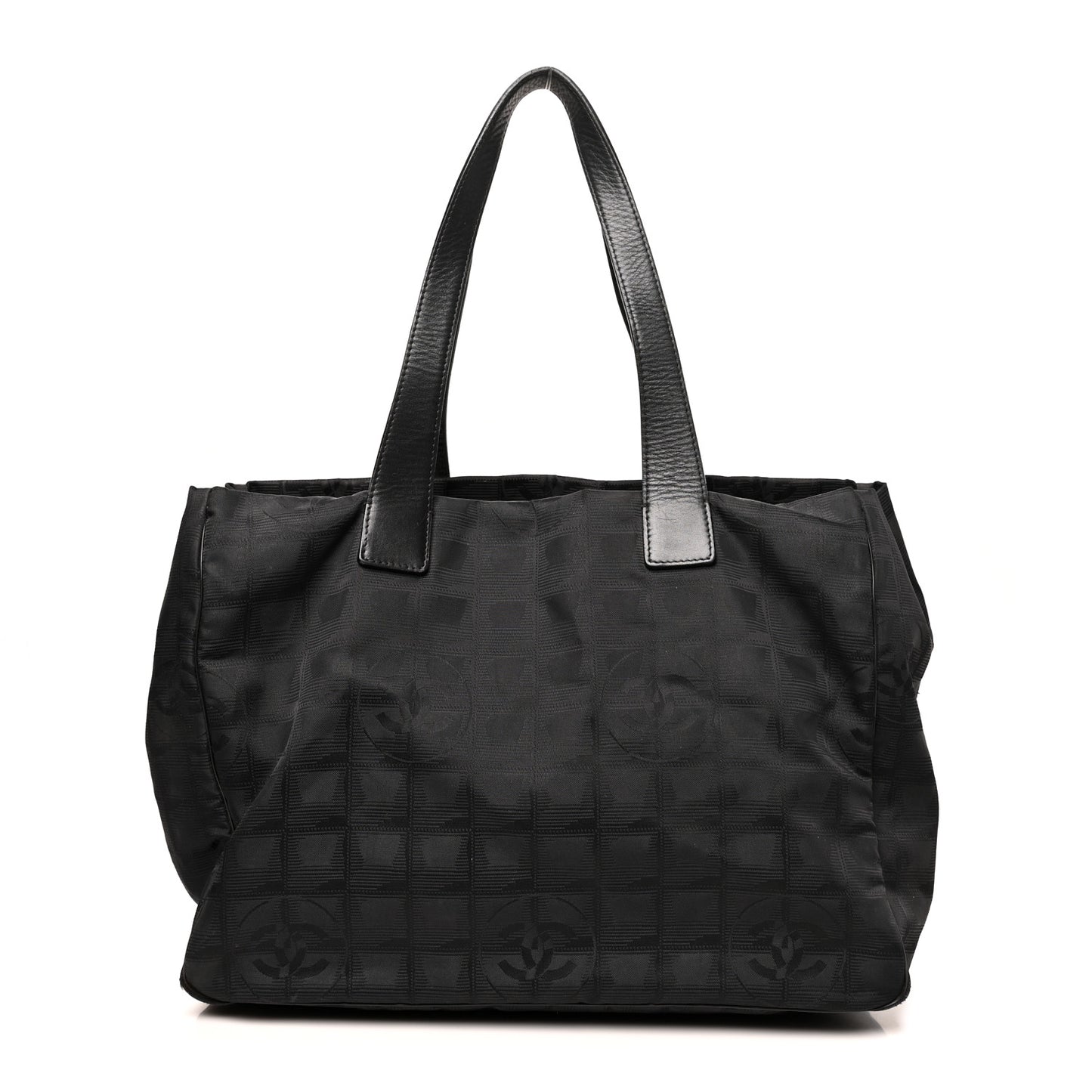 Nylon Medium Travel Tote Black