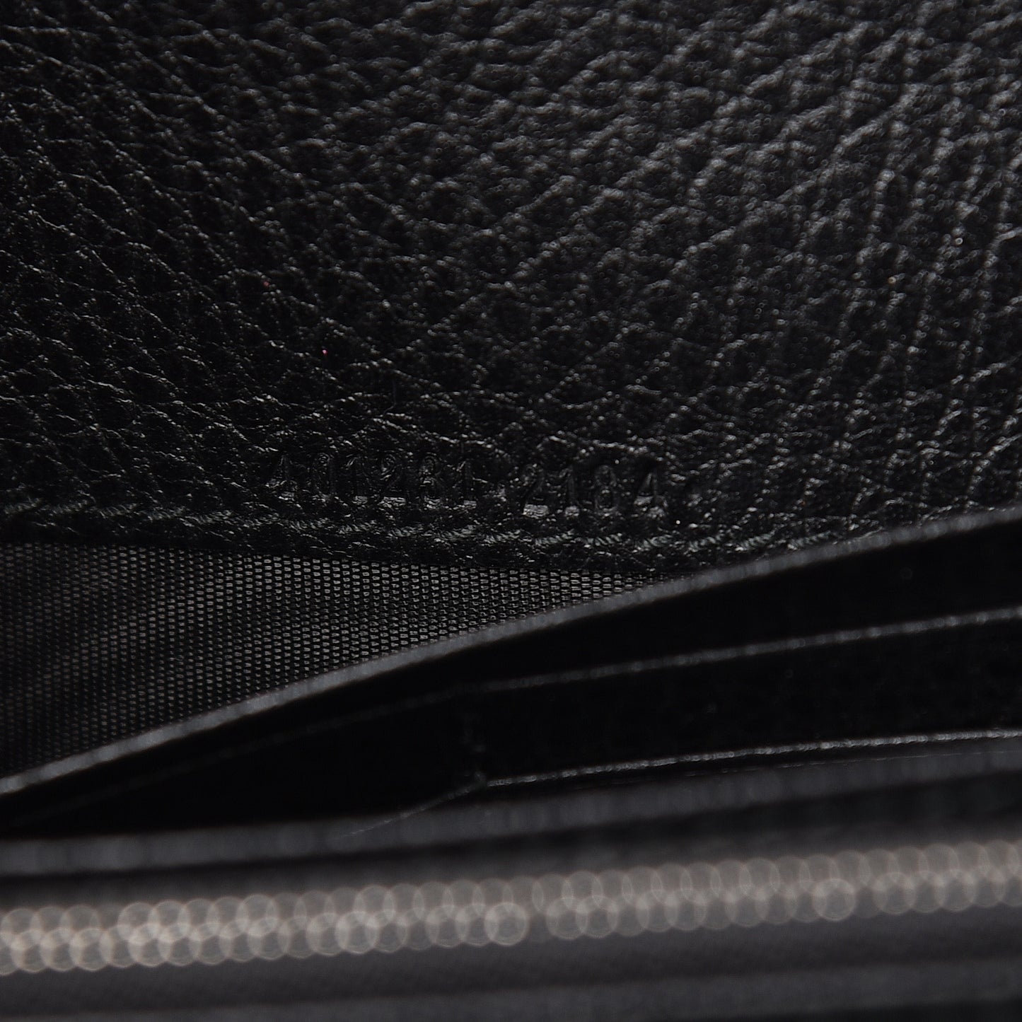 Calfskin Mini Dionysus Chain Wallet Black