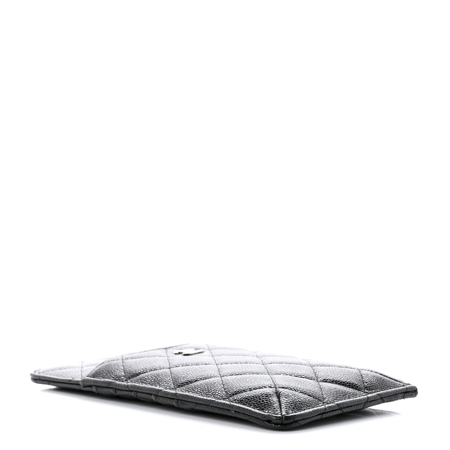 Caviar Quilted Classic iPhone Pouch Black