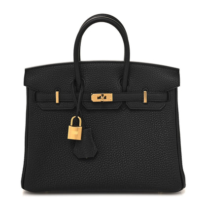 Hermes Togo Birkin 25 Black 1 of 13