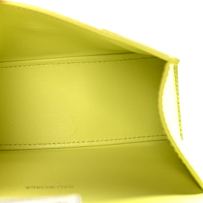 Balenciaga Shiny Box Calfskin Hourglass Top Handle Bag XS Lime 5 of 9