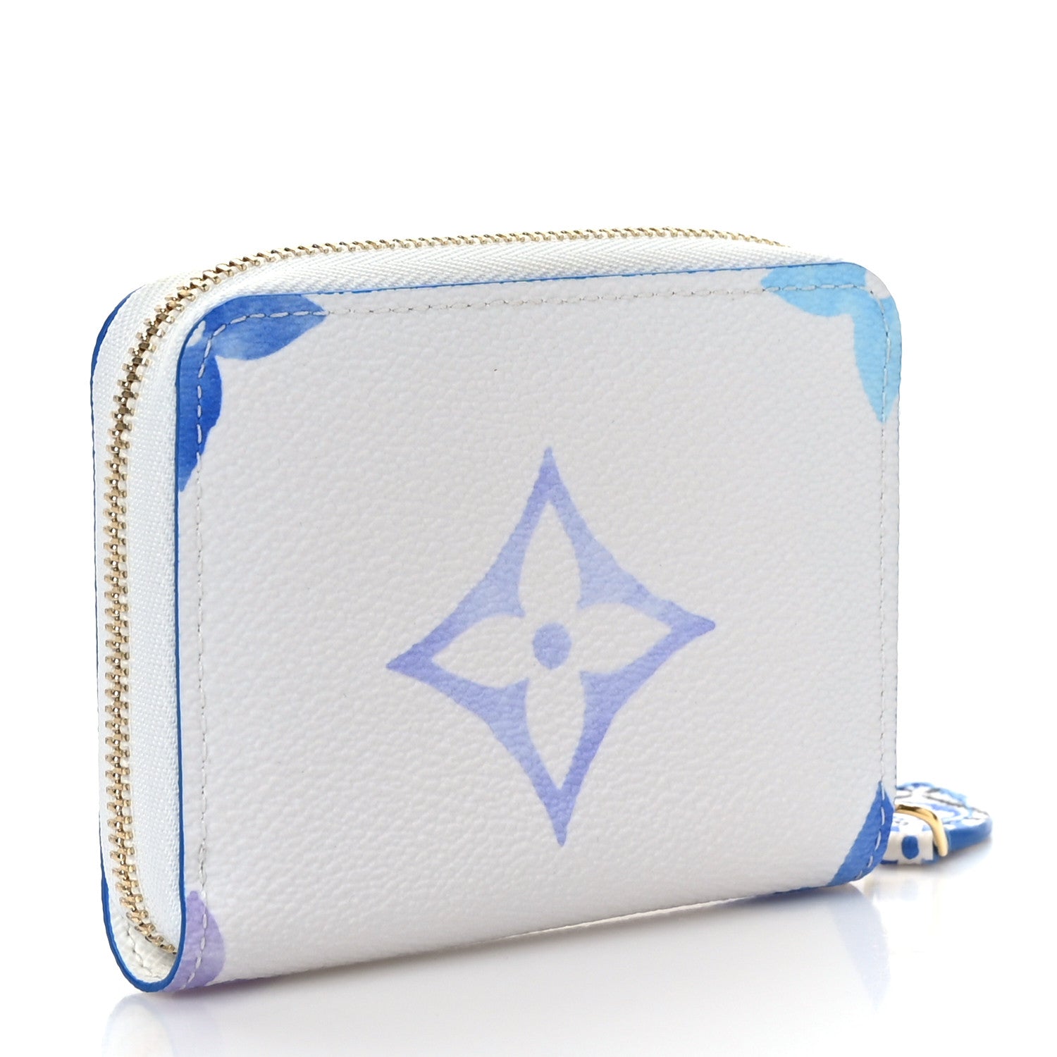 Louis Vuitton Monogram Giant By The Pool Zippy Coin Purse Blue 3 of 6
