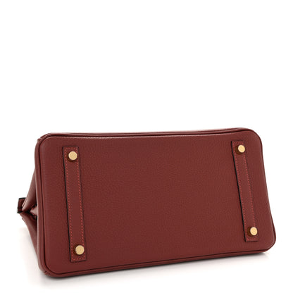 Hermes Togo Birkin 30 Rouge H 4 of 11