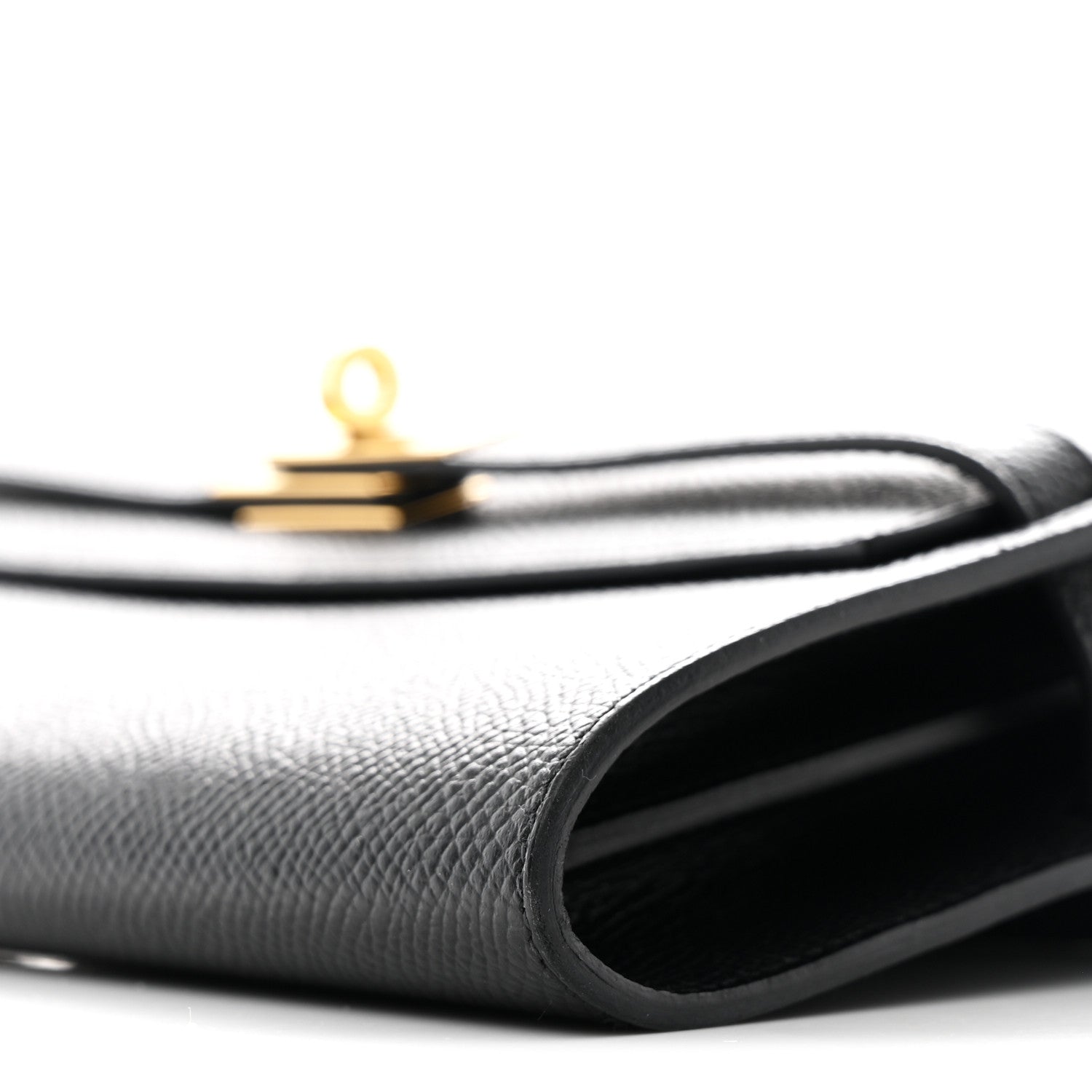 Hermes Epsom Kelly Wallet To Go Black 11 of 12