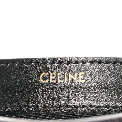 Celine Triomphe Canvas Card Holder Black 6 of 7