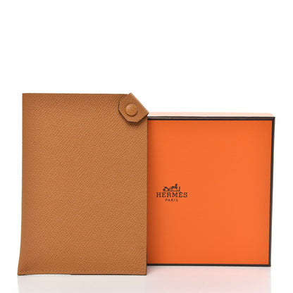 Hermes Epsom Tarmac PM Passport Holder Caramel 8 of 8