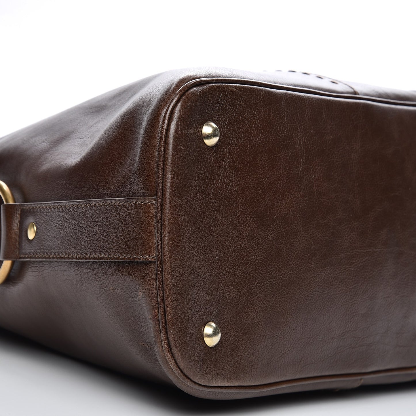 Calfskin Oversized Muse Dark Brown