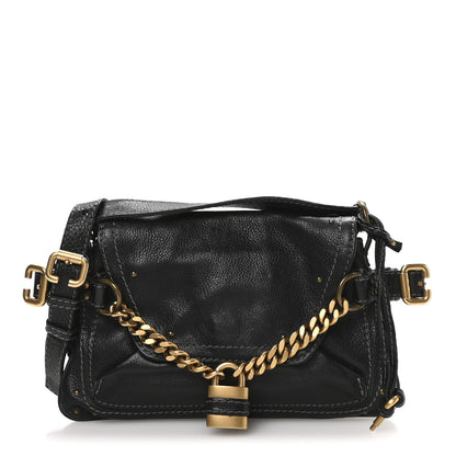 Chloe Calfskin Small Paddington Capsule Satchel Black 1 of 11
