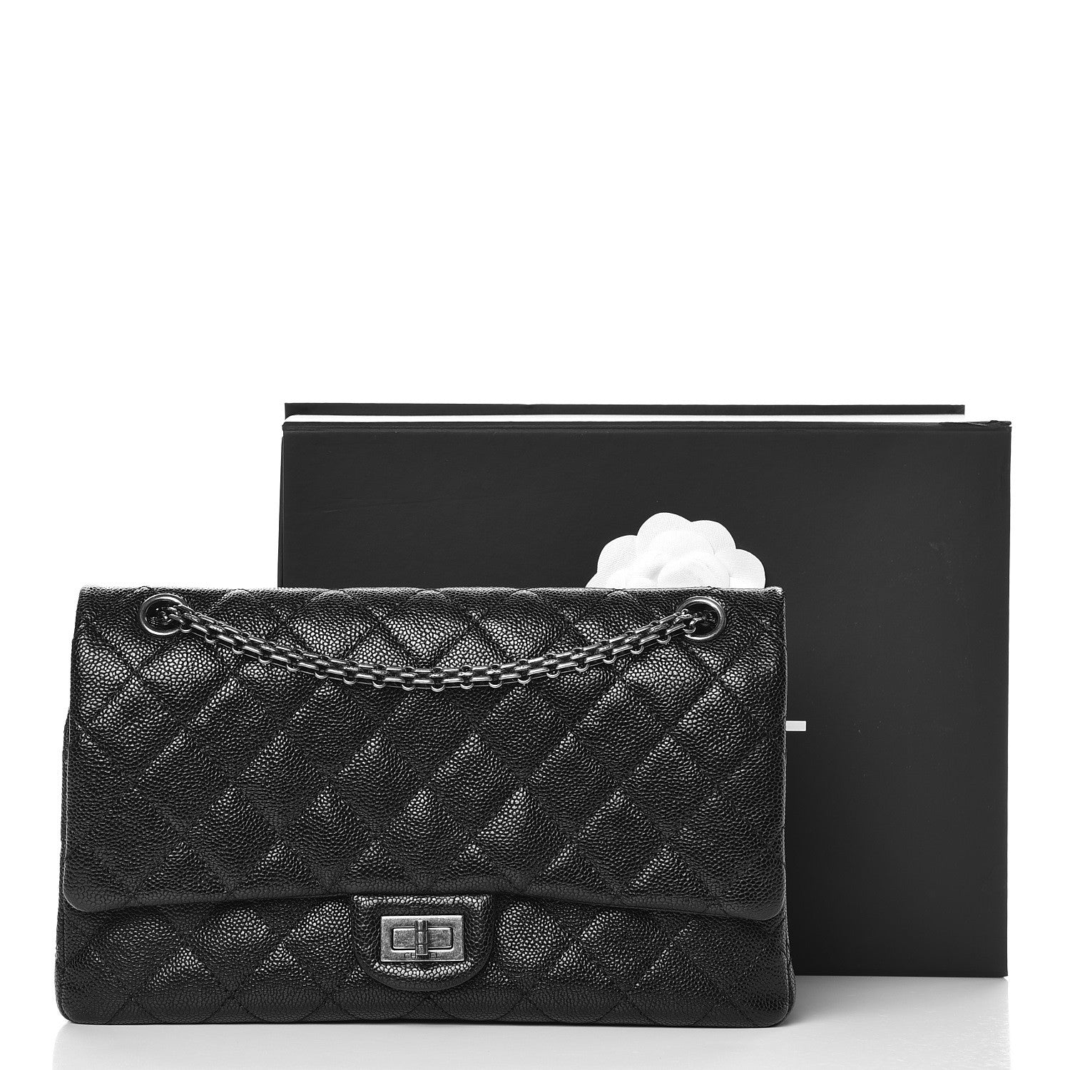 Chanel Caviar 2.55 Reissue 226 Flap Black 9 of 9