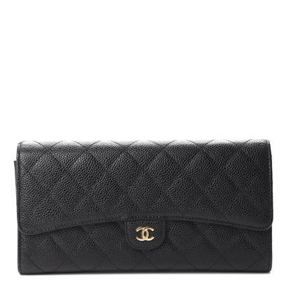Chanel Caviar Quilted Travel Wallet Black 1 of 8