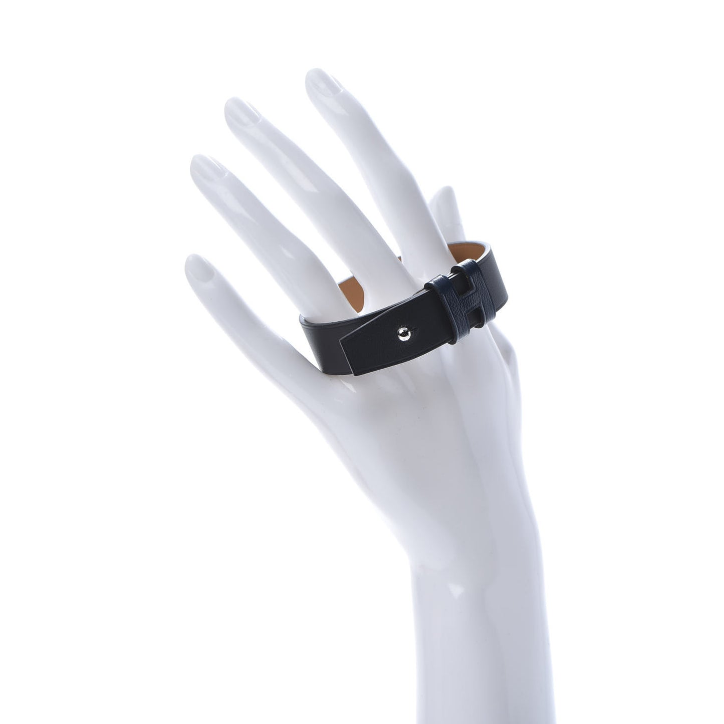 Swift Chevre Bracelet T4 Black Bleu Encre