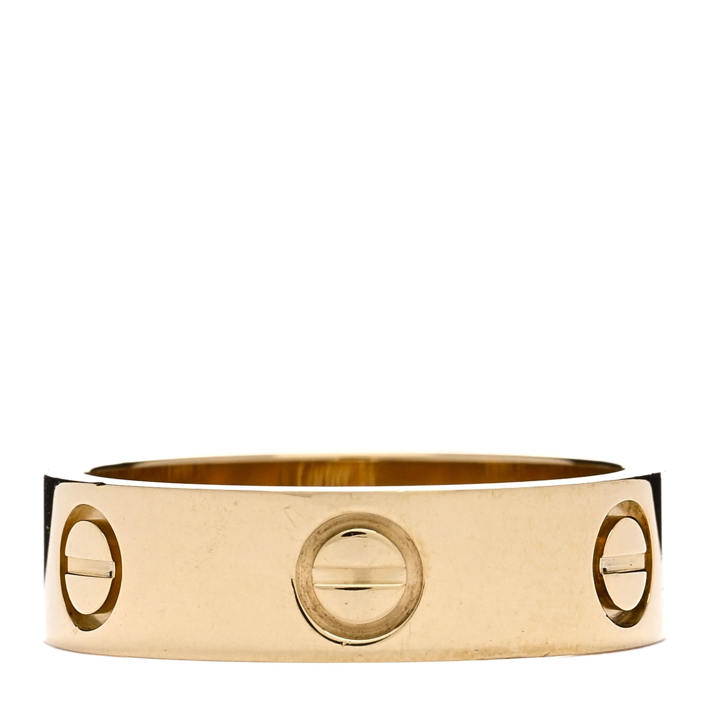18K Yellow Gold 5.5mm LOVE Ring 54 6.75