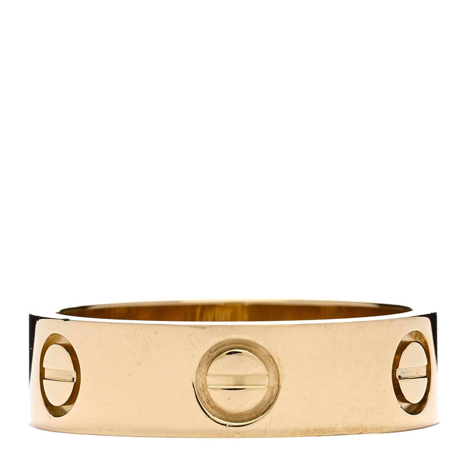 Cartier 18K Yellow Gold 5.5mm LOVE Ring 54 6.75 2 of 4