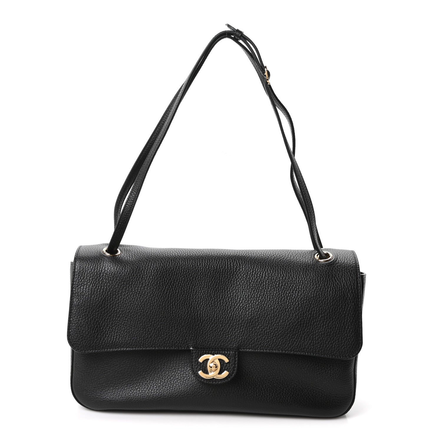Chanel Grained Calfskin Small Souplissimo Maxi Flap Black 1 of 11