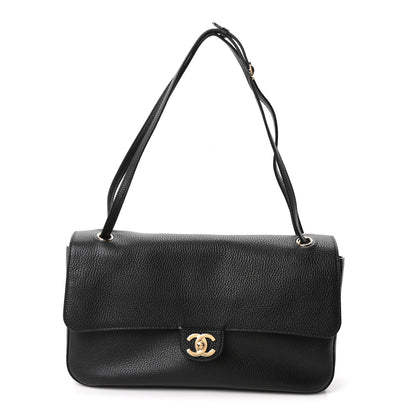 Chanel Grained Calfskin Small Souplissimo Maxi Flap Black 1 of 11