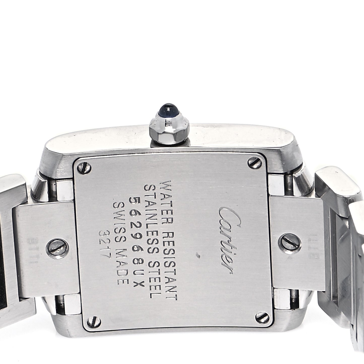 Stainless Steel 20mm Tank Francaise Quartz Watch