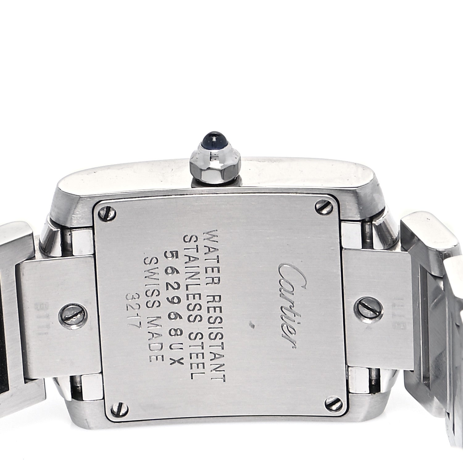 Cartier Stainless Steel 20mm Tank Francaise Quartz Watch 4 of 4