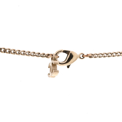 Chanel Baguette Crystal CC Necklace Gold 5 of 8