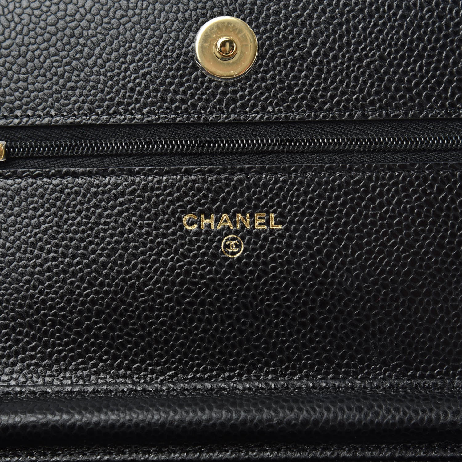 Chanel Caviar Quilted Wallet On Chain WOC Black 6 of 11