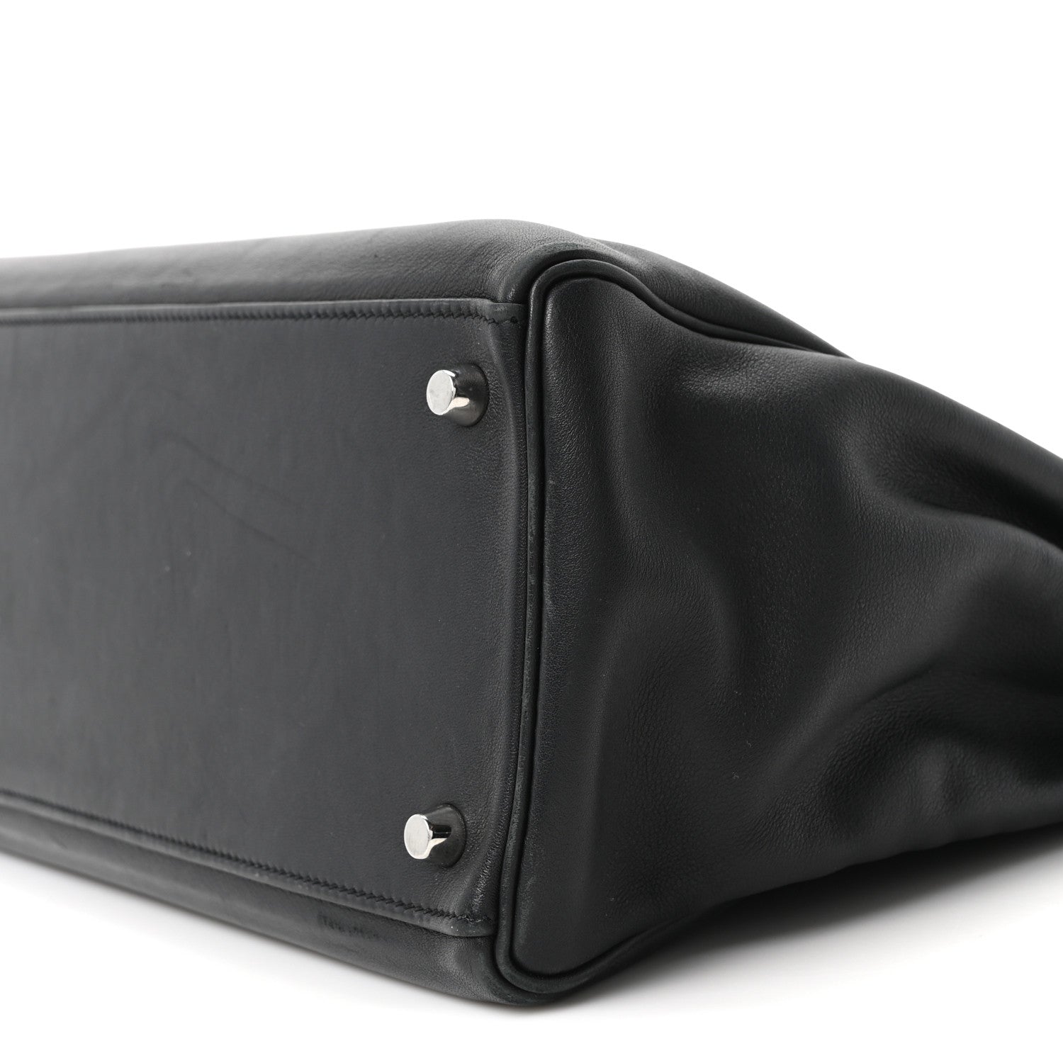 Hermes Swift Kelly Retourne 35 Black 10 of 10