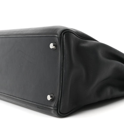 Hermes Swift Kelly Retourne 35 Black 10 of 10