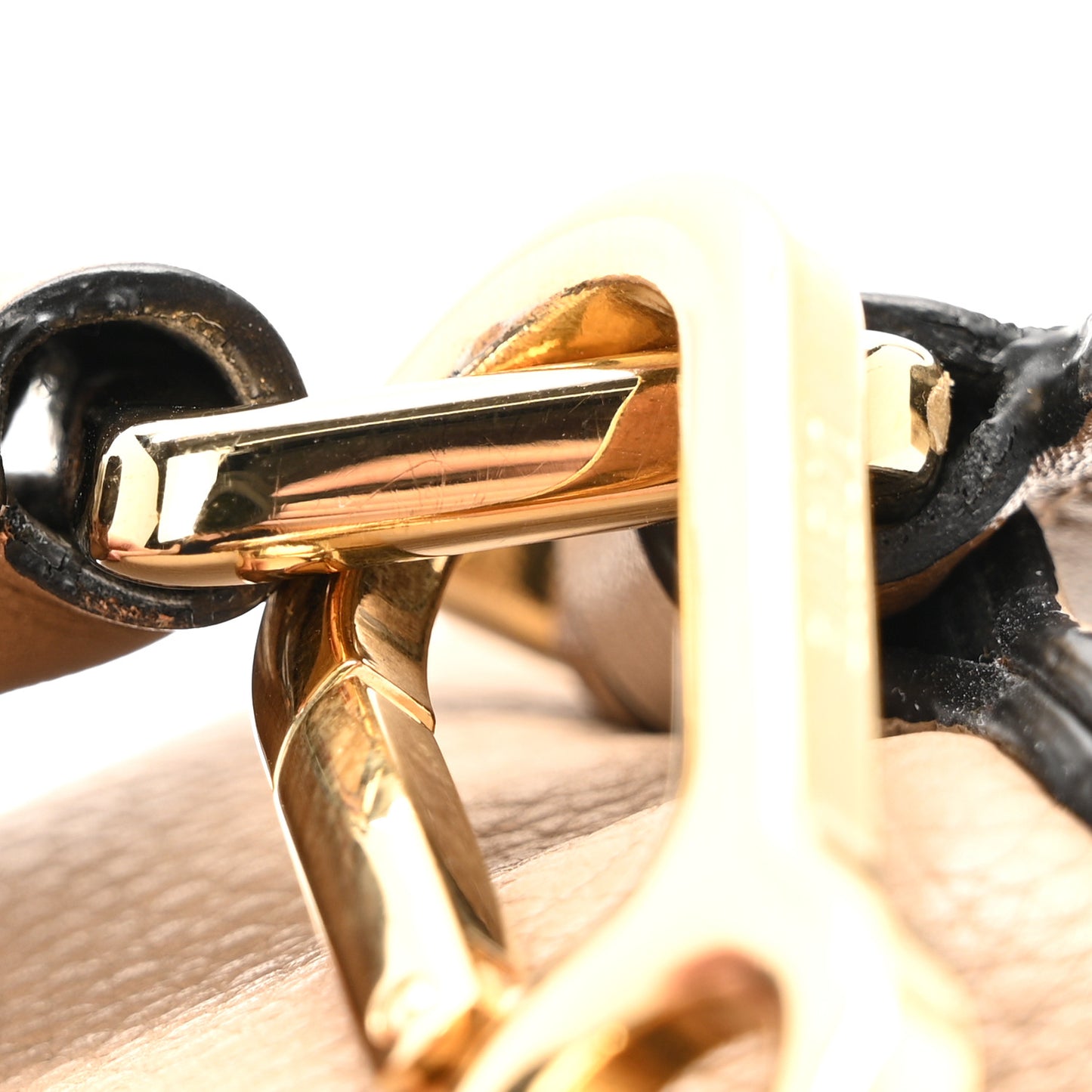 Grained Calfskin Small Puzzle Bag Sand Mink