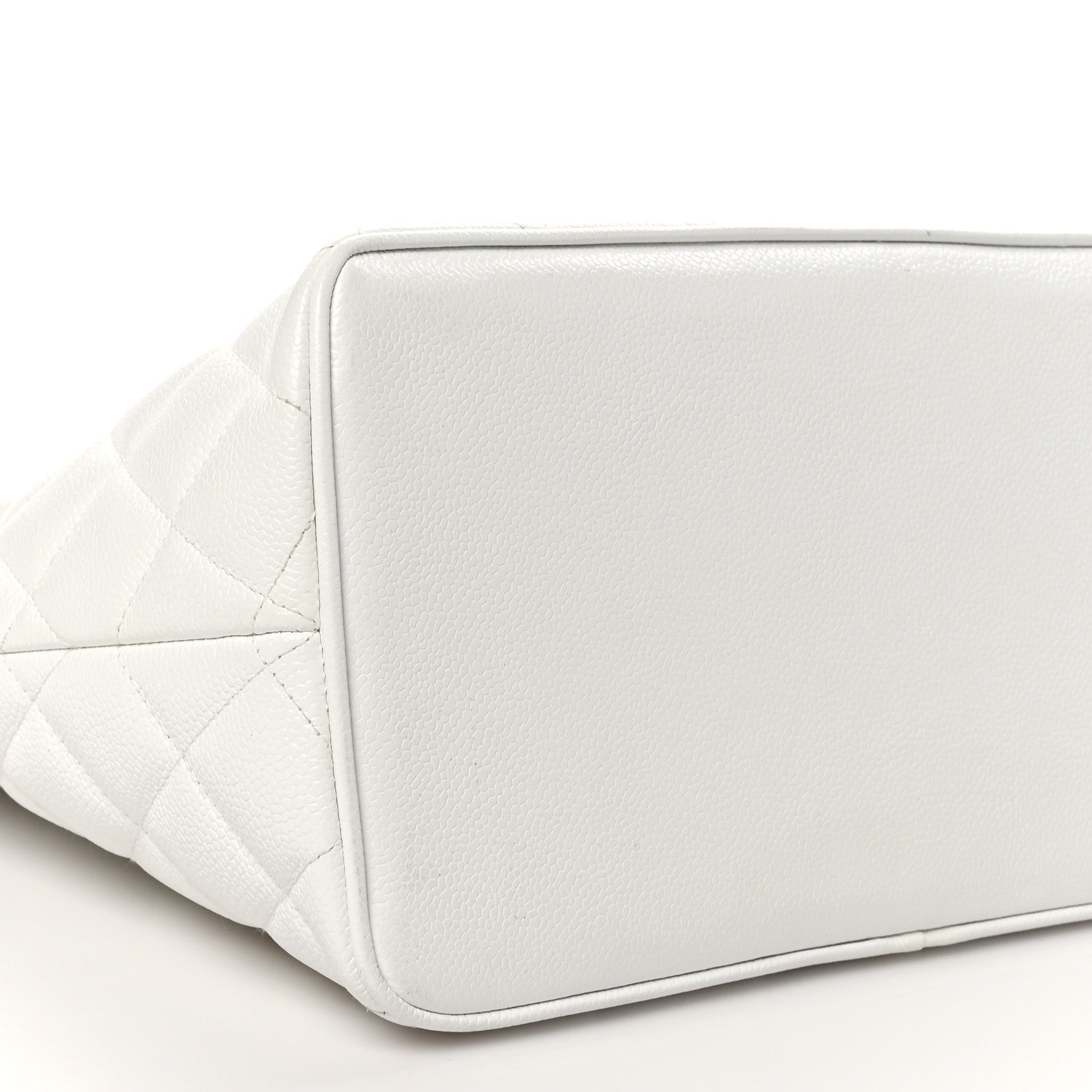 Chanel Caviar Quilted Medallion Tote White 10 of 11
