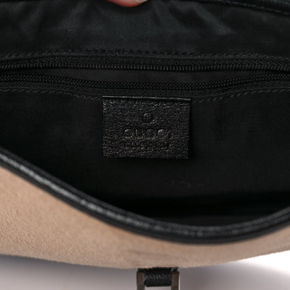 Gucci Suede Small Jackie O Hobo Beige 6 of 9