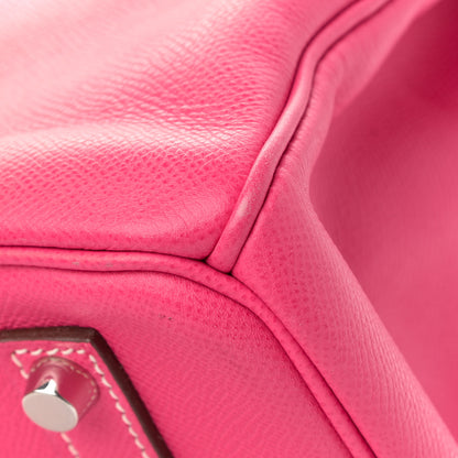 Hermes Epsom Candy Birkin 35 Rose Tyrien Rubis 12 of 19