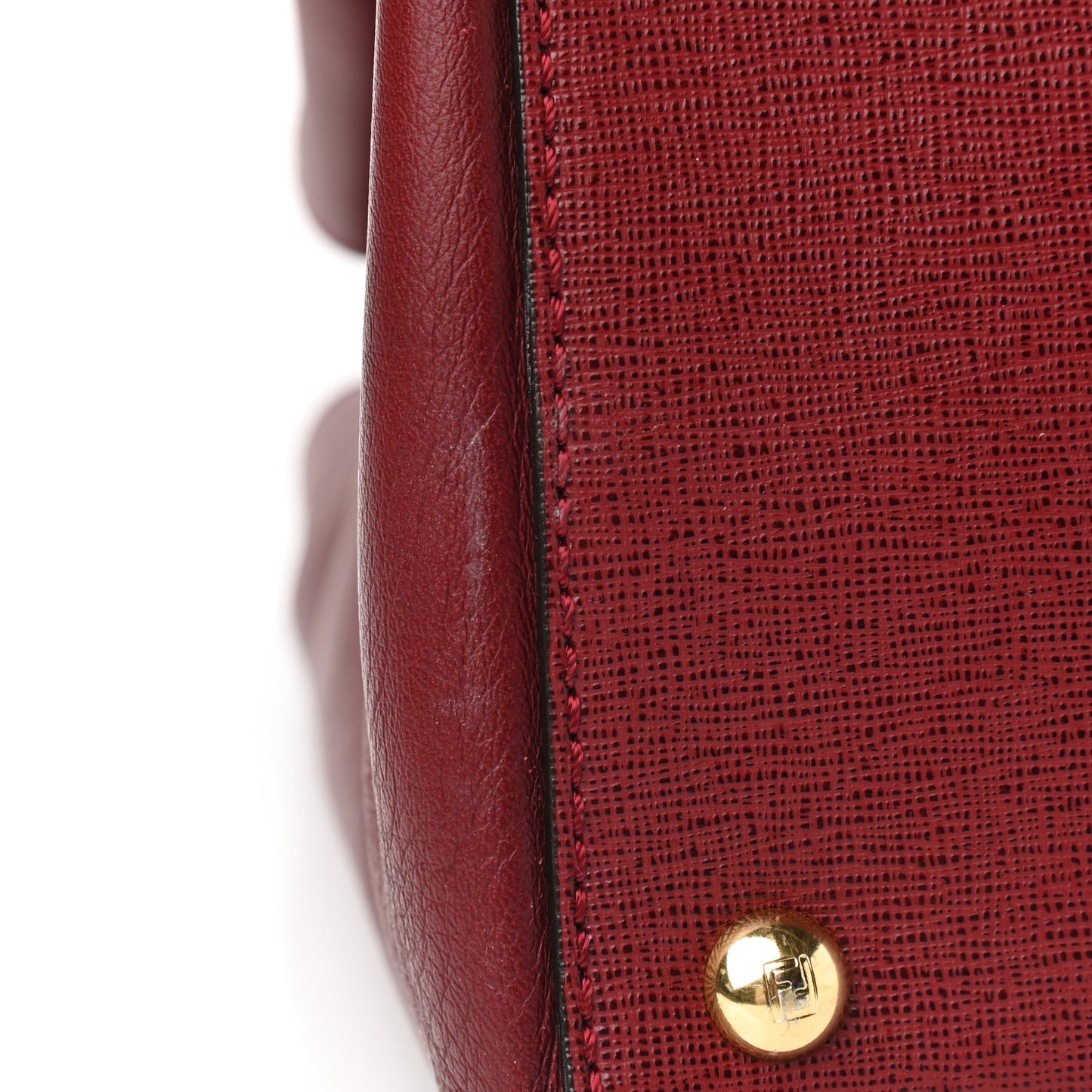 Vitello Elite Regular 2Jours Tote Rosso Scuro Ciliegia