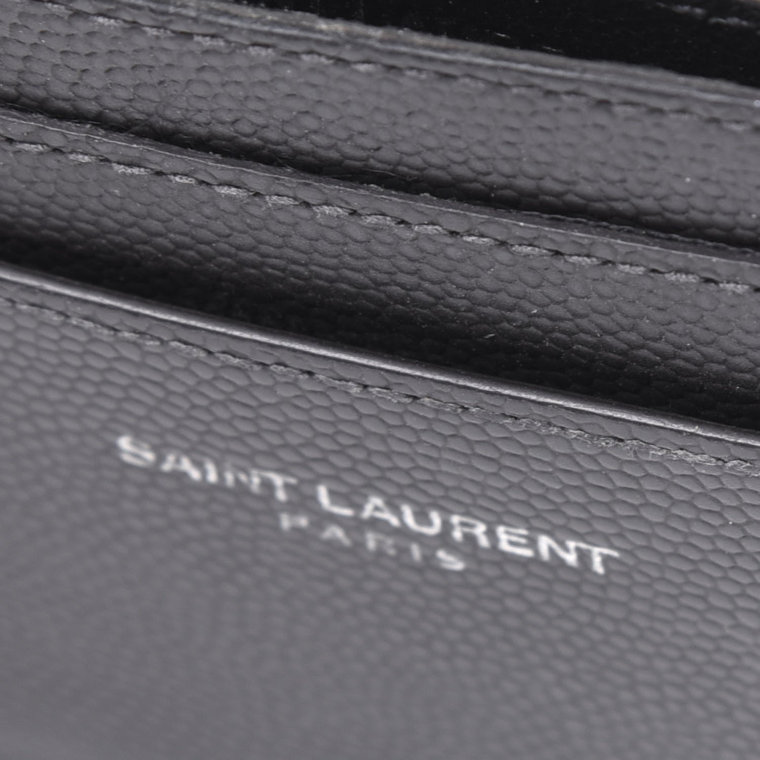 Saint Laurent Grain De Poudre Card Case Carryall Earth 8 of 18