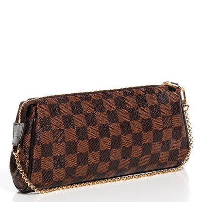 Louis Vuitton Damier Ebene Eva Clutch 3 of 9
