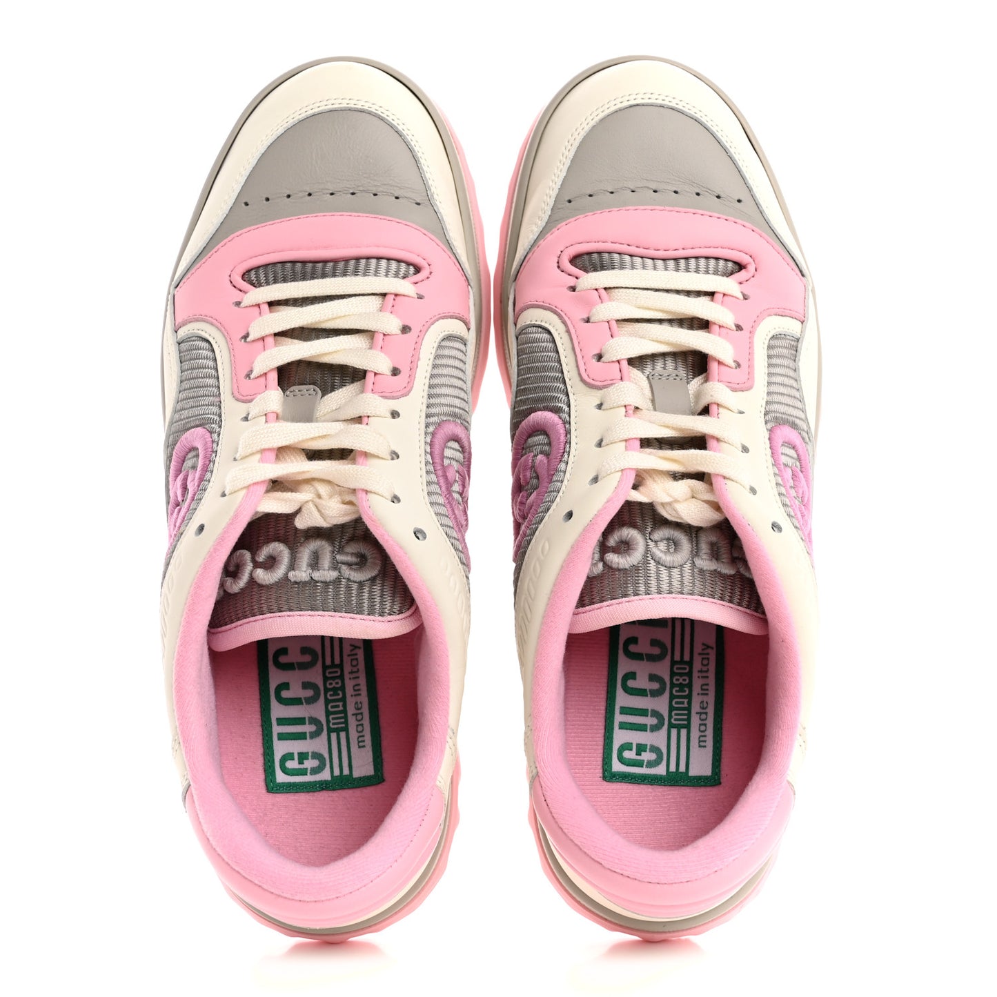 Dali Soft Calfskin Womens Mac80 Sneakers 38 Off White Grey Sky Light Rose