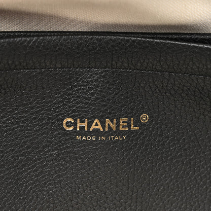 Chanel Grained Calfskin Stitched Urban Essentials Shopping Bag Black 6 of 10