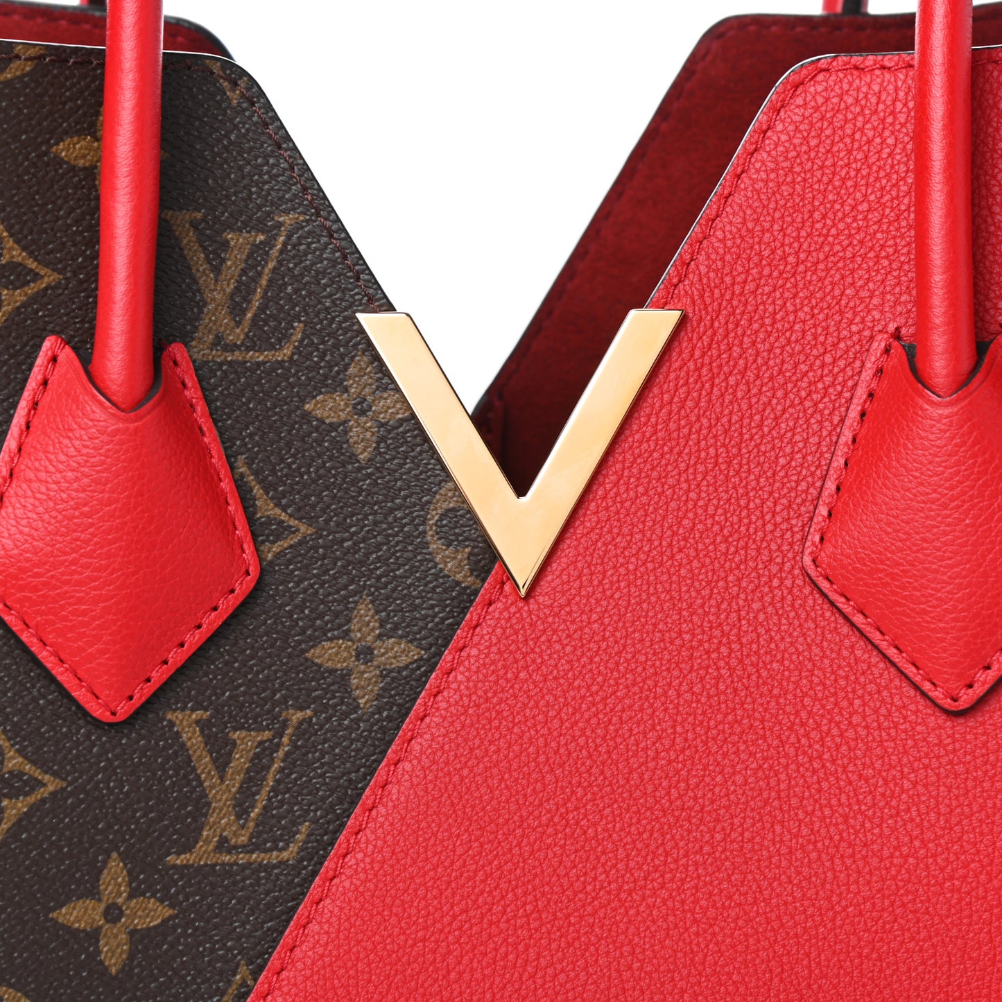 Calfskin Monogram Kimono Tote Cherry