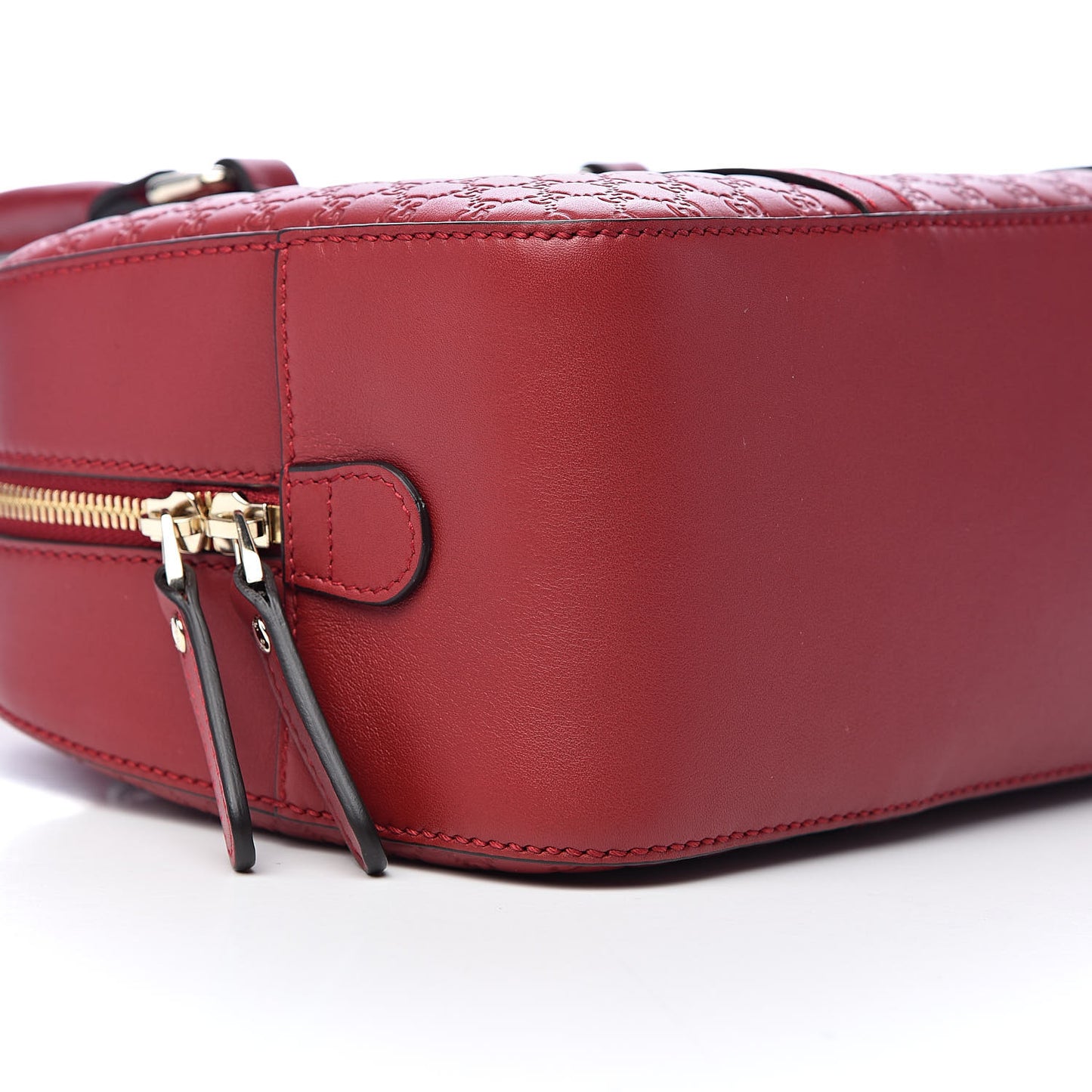 Soft Microguccissima Medium Crossbody Bag Rosso