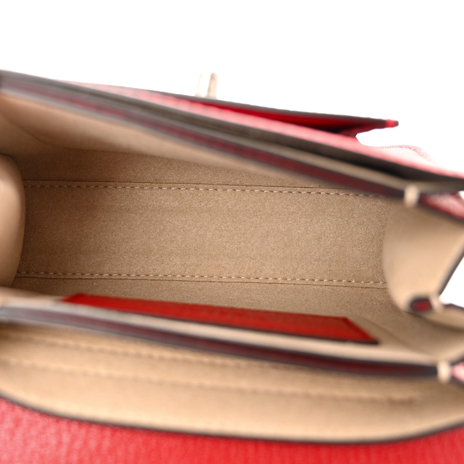 Givenchy Goatskin Mini GV3 Shoulder Bag Bright Red 5 of 9