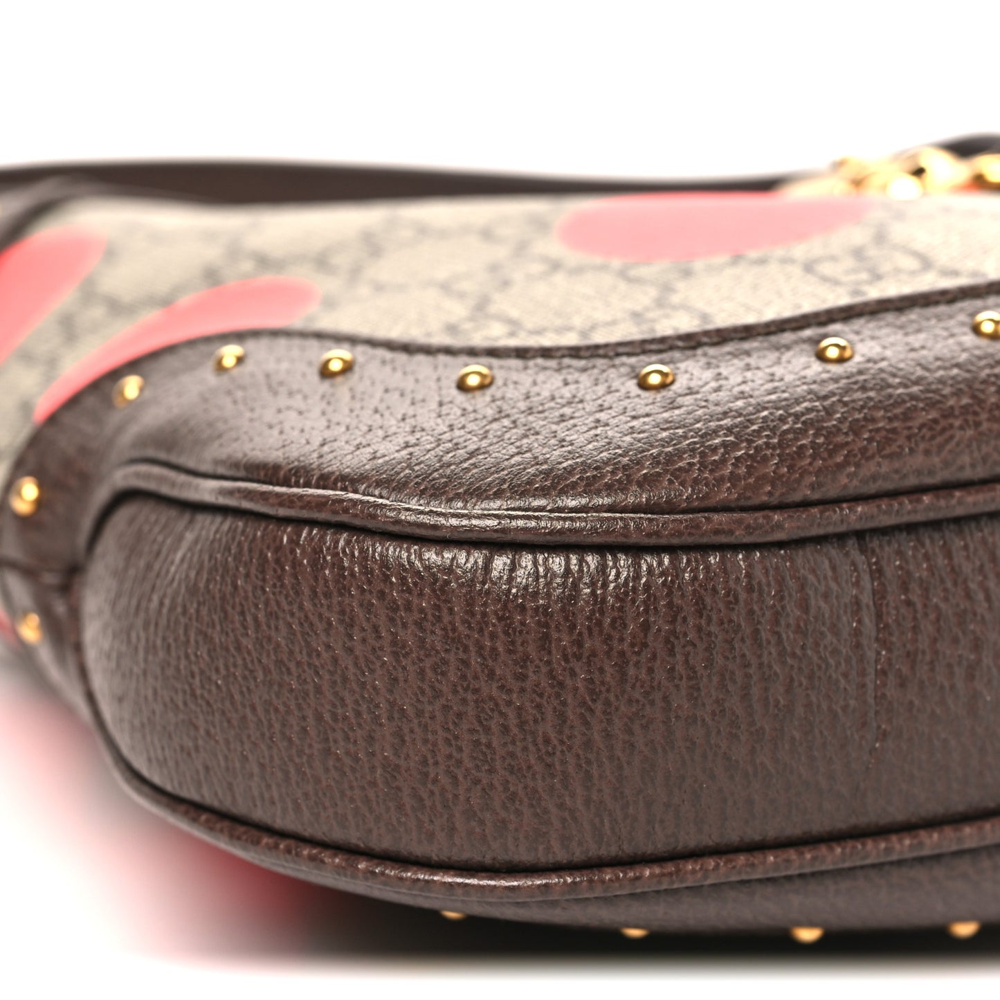 GG Supreme Monogram Web Geometric Small Jackie 1961 Beige Multicolor Brown Sugar