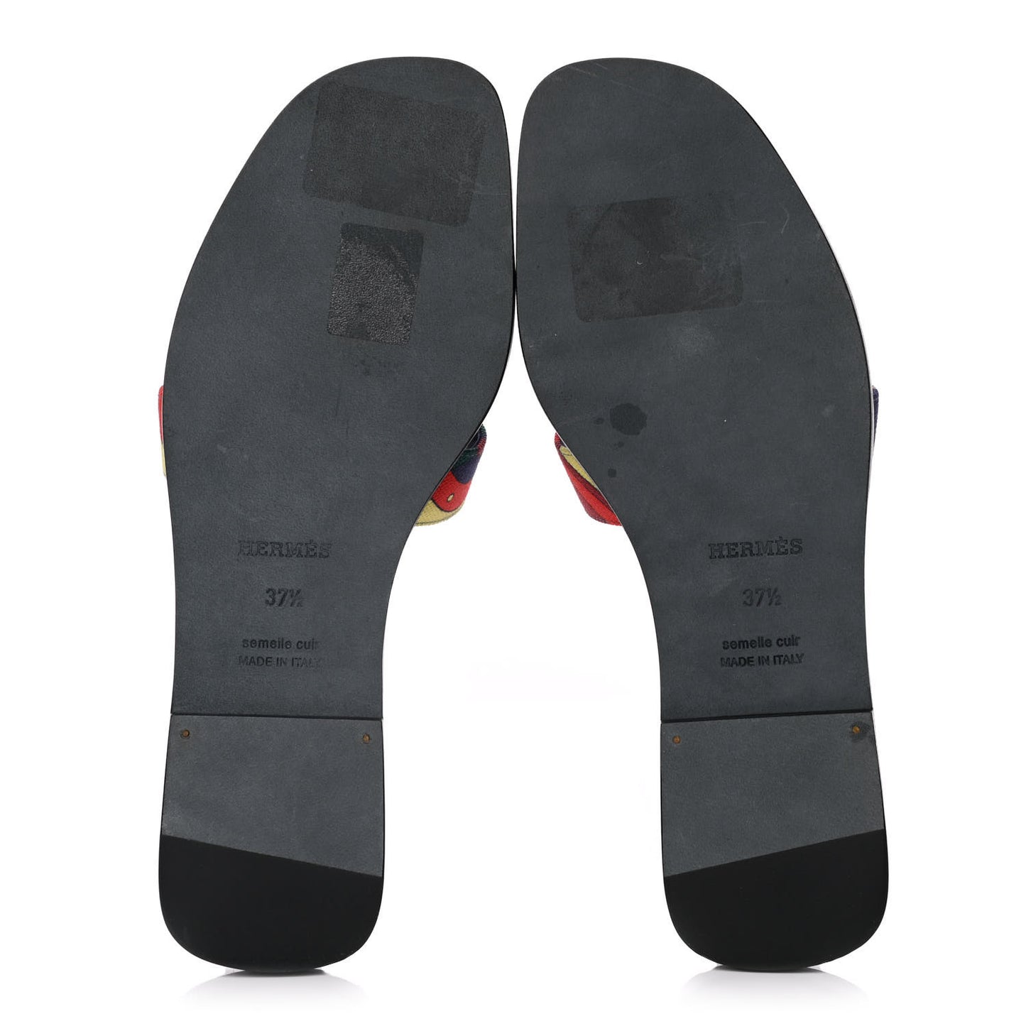 Canvas Faubourg Rainbow Oran Sandals 37.5 Multicolore Bleu Maritime