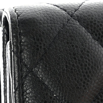 Chanel Caviar Quilted My Everything Small Flap Wallet Black 18 of 21