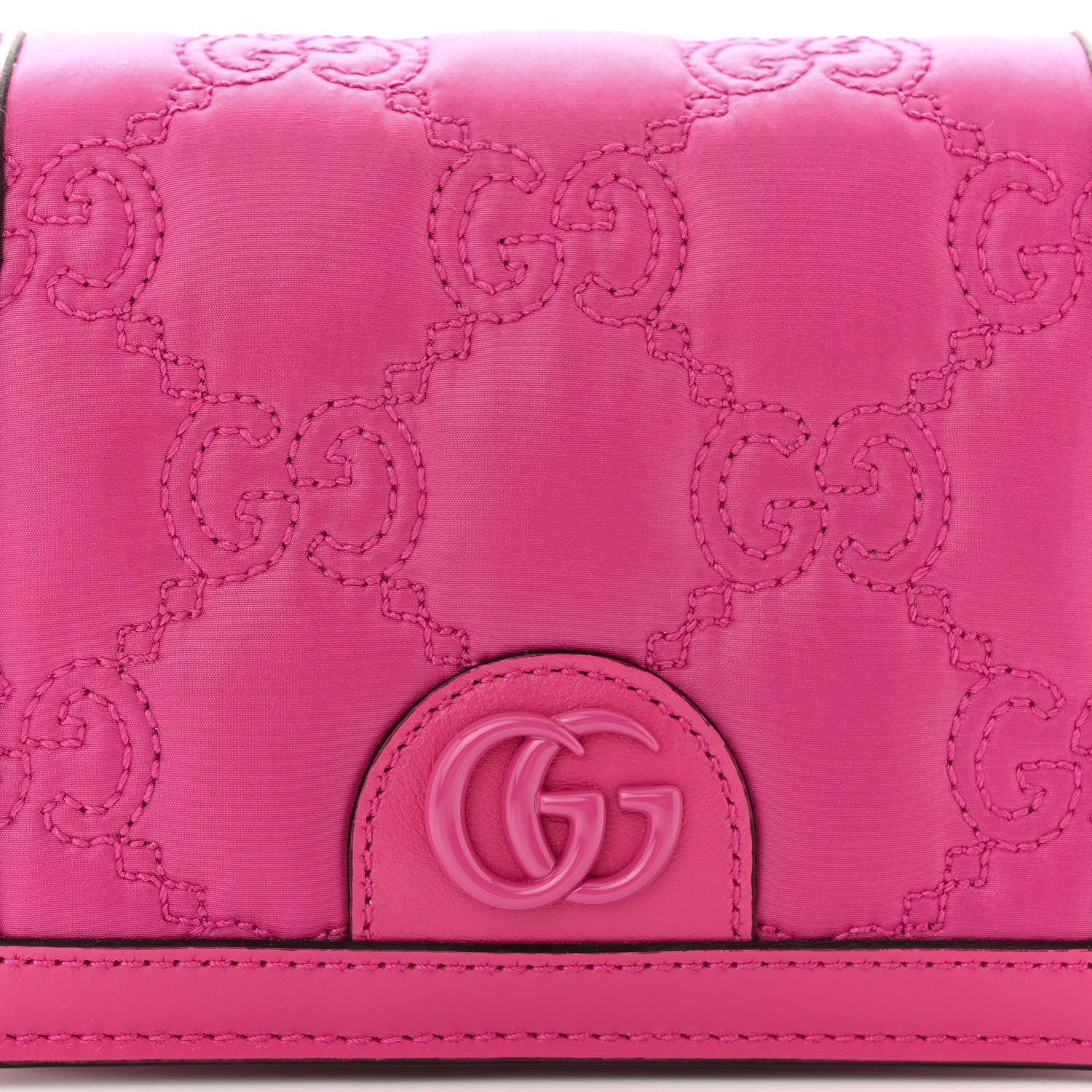 Gucci Nylon Calfskin Enamel GG Matelasse Mini Chain Bag Lovely 8 of 10
