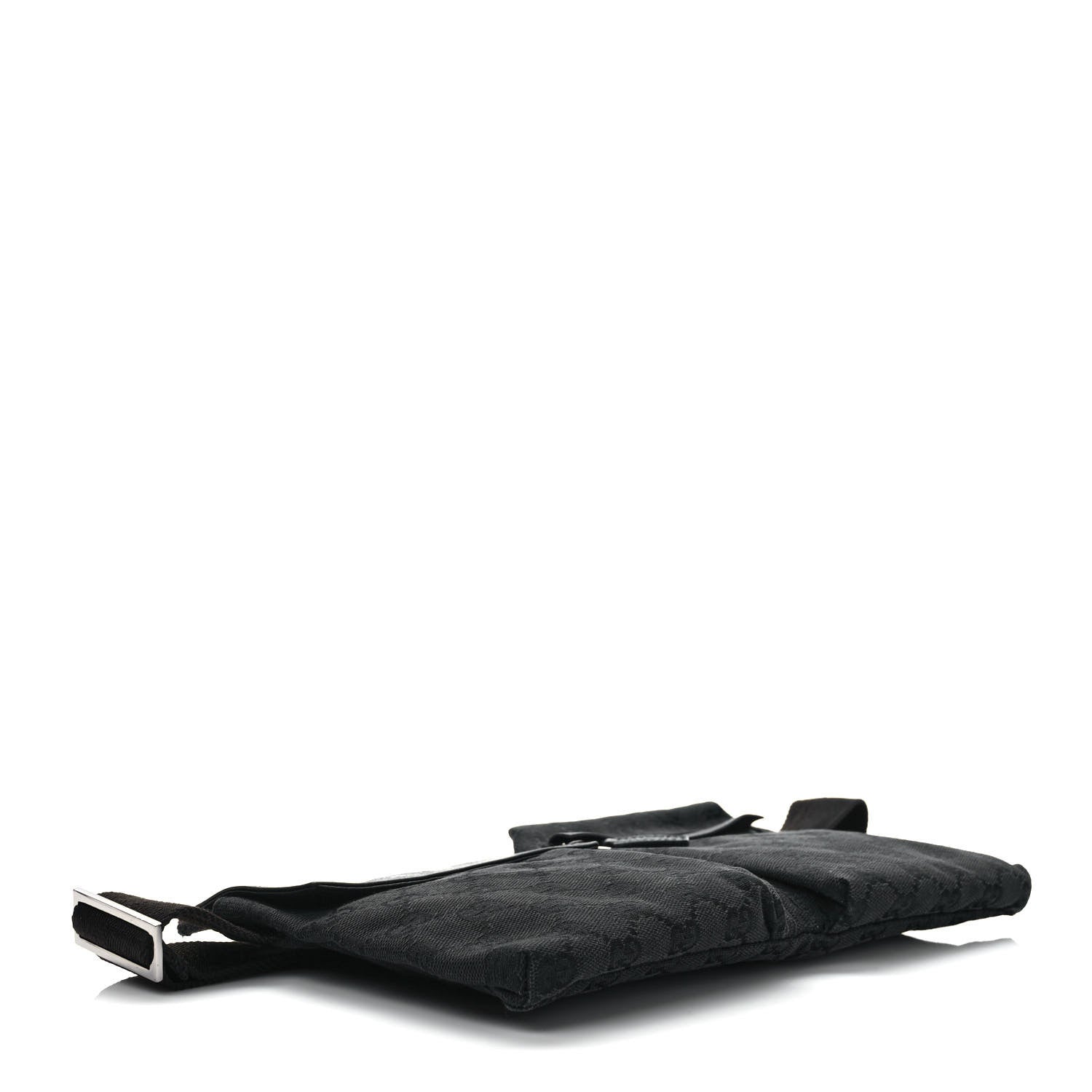 Gucci GG Monogram Double Pocket Belt Bag Black 4 of 9